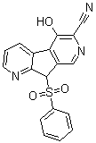 5-羟基-9-(苯磺酰基)-9H-吡咯并[2,3-b:5,4-c']二吡啶-6-甲腈分子结构 (CAS 1200130-70-6)