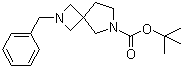2-(Phenylmethyl)-2,6-diazaspiro[3.4]octane-6-carboxylic acid tert-butyl ester molecular structure (CAS 1202179-27-8)