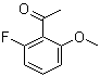 1-(2-氟-6-甲氧基苯基)乙酮分子结构 (CAS 120484-50-6)