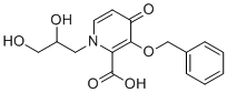 3-(苄氧基)-1-(2,3-二羟基丙基)-4-氧代-1,4-二氢吡啶-2-羧酸分子结构 (CAS 1206102-06-8)