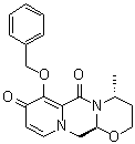 (4R,12aS)-3,4,12,12a-Tetrahydro-4-methyl-7-(phenylmethoxy)-2H-pyrido[1',2':4,5]pyrazino[2,1-b][1,3]oxazine-6,8-dione molecular structure (CAS 1206102-09-1)
