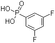 (3,5-二氟苯基)磷酸分子结构 (CAS 1206195-93-8)