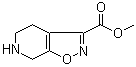 4,5,6,7-四氢异恶唑并[5,4-c]吡啶-3-羧酸甲酯分子结构 (CAS 1207175-95-8)