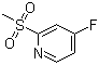 4-Fluoro-2-(methylsulfonyl)pyridine molecular structure (CAS 1207613-69-1)