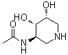 N-[(3R,4S,5R)-4,5-Dihydroxy-3-piperidinyl]acetamide molecular structure (CAS 1207675-21-5)