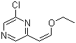 2-氯-6-[(1Z)-2-乙氧基乙烯基]吡嗪分子结构 (CAS 1207852-61-6)
