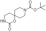 2-氧代-1-氧杂-3,9-二氮杂螺[5.5]十一烷-9-羧酸叔丁酯分子结构 (CAS 1209319-87-8)