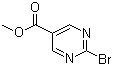 2-溴-5-嘧啶羧酸甲酯分子结构 (CAS 1209459-66-4)