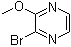 2-溴-3-甲氧基吡嗪分子结构 (CAS 1209905-41-8)
