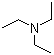 Triethylamine molecular structure (CAS 121-44-8)