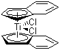 二氯二茚基钛分子结构 (CAS 12113-02-9)