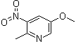 5-Methoxy-2-methyl-3-nitropyridine molecular structure (CAS 1211534-67-6)