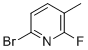 6-Bromo-2-fluoro-3-methylpyridine molecular structure (CAS 1211536-81-0)