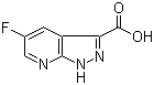 5-Fluoro-1H-pyrazolo[3,4-b]pyridine-3-carboxylic acid molecular structure (CAS 1211586-74-1)