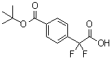 4-[(1,1-Dimethylethoxy)carbonyl]-alpha,alpha-difluorobenzeneacetic acid molecular structure (CAS 1211594-71-6)