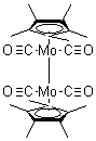 四羰基二[(1,2,3,4,5-eta)-1,2,3,4,5-五甲基-2,4-环戊二烯-1-基]二钼分子结构 (CAS 12132-04-6)