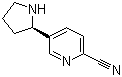 (R)-5-(吡咯烷-2-基)吡啶-2-甲腈分子结构 (CAS 1213417-10-7)