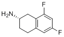 (S)-6,8-二氟-1,2,3,4-四氢萘-2-胺分子结构 (CAS 1213536-98-1)