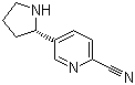 (S)-5-(吡咯烷-2-基)吡啶-2-甲腈分子结构 (CAS 1213878-11-5)
