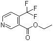 4-(三氟甲基)-3-吡啶羧酸乙酯分子结构 (CAS 1214332-65-6)