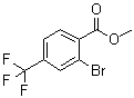 2-溴-4-(三氟甲基)苯甲酸甲酯分子结构 (CAS 1214334-90-3)