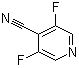 3,5-Difluoro-4-pyridinecarbonitrile molecular structure (CAS 1214377-09-9)