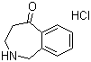 1,2,3,4-四氢-5H-2-苯并氮杂卓-5-酮盐酸盐分子结构 (CAS 1215074-38-6)