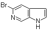 5-溴-1H-吡咯并[2,3-c]吡啶分子结构 (CAS 1215387-58-8)