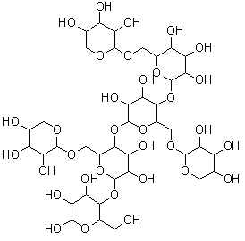 木聚七糖分子结构 (CAS 121591-98-8)