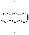 9,10-蒽二甲腈分子结构 (CAS 1217-45-4)