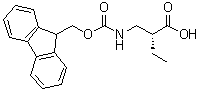 (2R)-2-[[[(9H-Fluoren-9-ylmethoxy)carbonyl]amino]methyl]butanoic acid molecular structure (CAS 1217711-57-3)