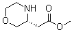 (3R)-3-吗啉乙酸甲酯分子结构 (CAS 1217976-31-2)