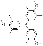 Tris(4-methoxy-3,5-dimethylphenyl)phosphine molecular structure (CAS 121898-64-4)