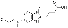 Deschloroethyl bendamustine molecular structure (CAS 1219709-86-0)