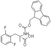 N-[(9H-Fluoren-9-ylmethoxy)carbonyl]-2,6-difluoro-alpha-methyl-L-phenylalanine molecular structure (CAS 1223105-51-8)