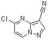 5-氯吡唑并[1,5-a]嘧啶-3-甲腈分子结构 (CAS 1224288-92-9)