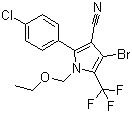 虫螨腈分子结构 (CAS 122453-73-0)