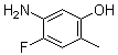 5-氨基-4-氟-2-甲基苯酚分子结构 (CAS 122455-85-0)