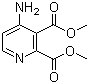 4-Amino-2,3-pyridinedicarboxylic acid dimethyl ester molecular structure (CAS 122475-56-3)