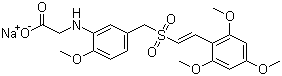 ON 01910 sodium salt molecular structure (CAS 1225497-78-8)