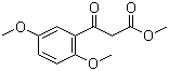 2,5-Dimethoxy-beta-oxobenzenepropanoic acid methyl ester molecular structure (CAS 1225553-37-6)