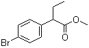 4-Bromo-alpha-ethylbenzeneacetic acid methyl ester molecular structure (CAS 1226228-17-6)