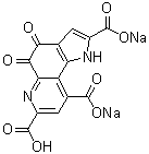 Pyrroloquinolinequinone disodium salt molecular structure (CAS 122628-50-6)