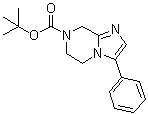 5,6-二氢-3-苯基咪唑并[1,2-a]吡嗪-7(8H)-羧酸叔丁酯分子结构 (CAS 1226776-87-9)