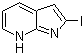 2-碘-1H-吡咯并[2,3-b]吡啶分子结构 (CAS 1227270-32-7)