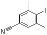 4-碘-3,5-二甲基苯甲腈分子结构 (CAS 1227311-09-2)