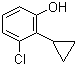 3-Chloro-2-cyclopropylphenol molecular structure (CAS 1227417-87-9)