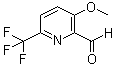 3-Methoxy-6-(trifluoromethyl)-2-pyridinealdehyde molecular structure (CAS 1227584-28-2)