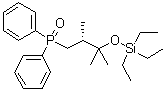 [(2R)-2,3-Dimethyl-3-[(triethylsilyl)oxy]butyl]diphenylphosphine oxide molecular structure (CAS 1227926-70-6)