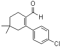 2-(4-氯苯基)-4,4-二甲基-1-环己烯-1-甲醛分子结构 (CAS 1228837-05-5)